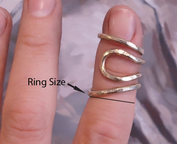 Arthritis finger splint for bcnding sideways lateral deviation sterling  silver 925, brass or copper ring for Ehlers Danols, EDS