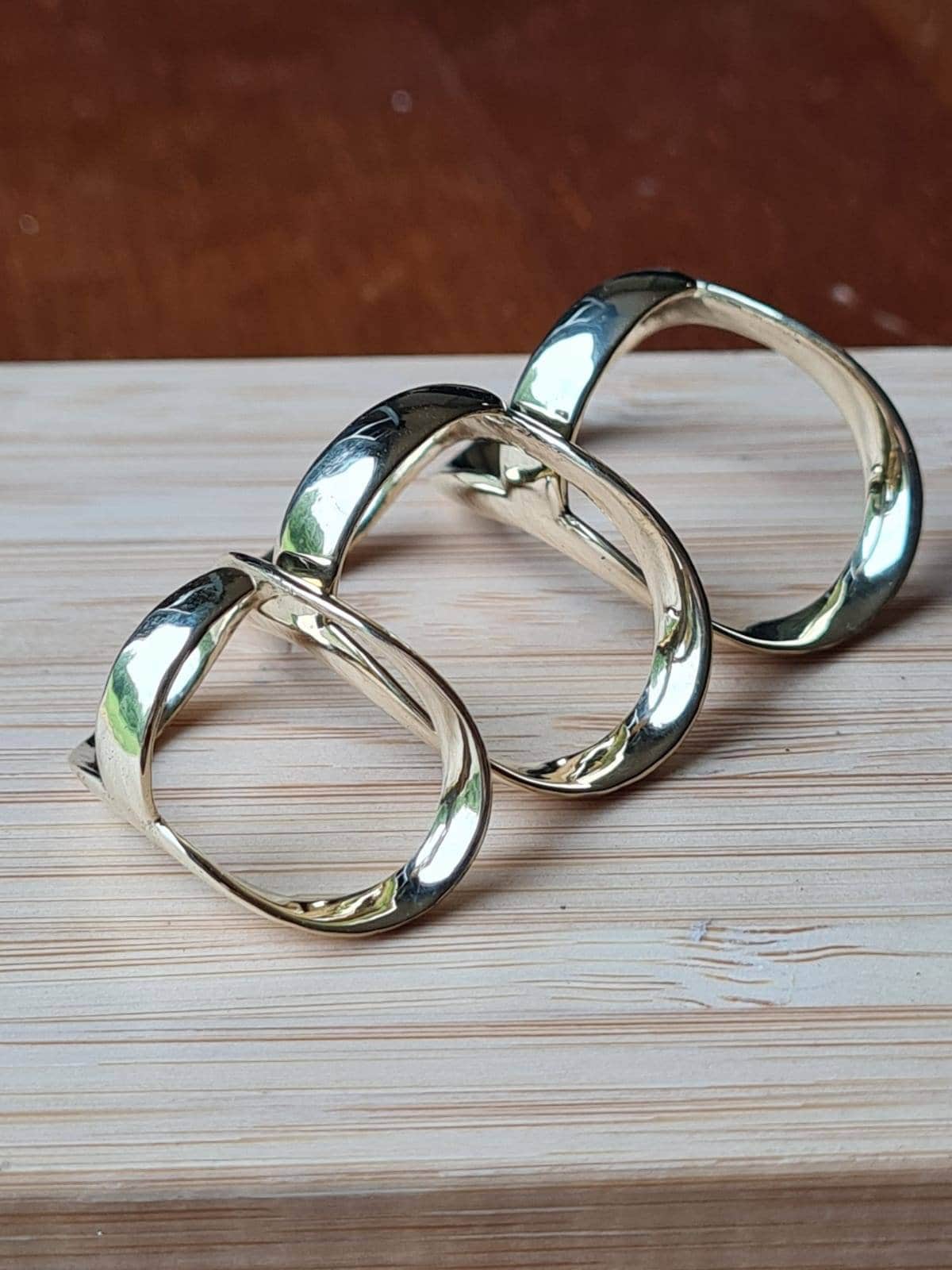 Arthritis finger splint  adjustable sterling  silver 925 or  bronze one piece