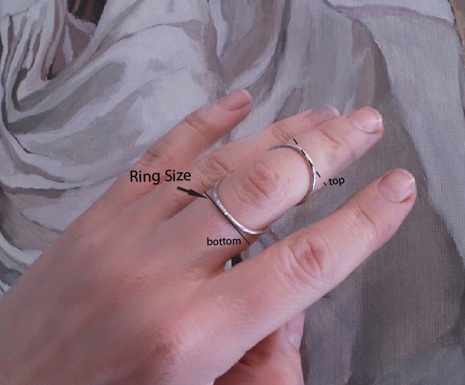 Lightweight adjustable sterling silver swan splint ring for a comfortable custom fit