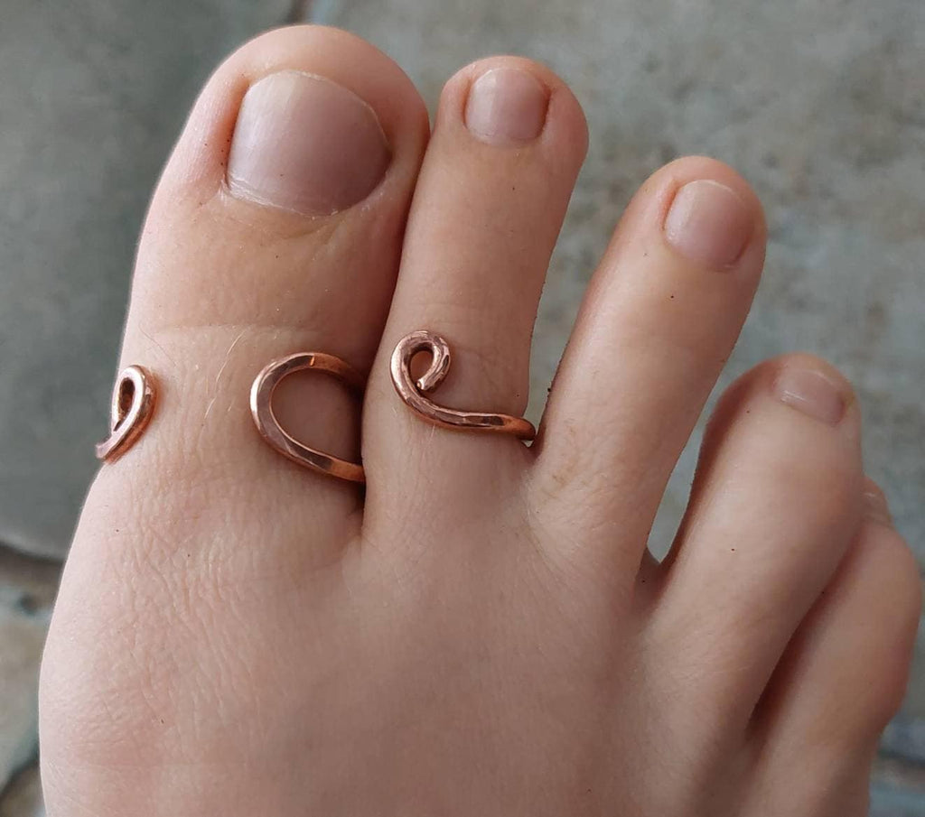 Arthritis toe splint EDS two rings splint adjustable copper