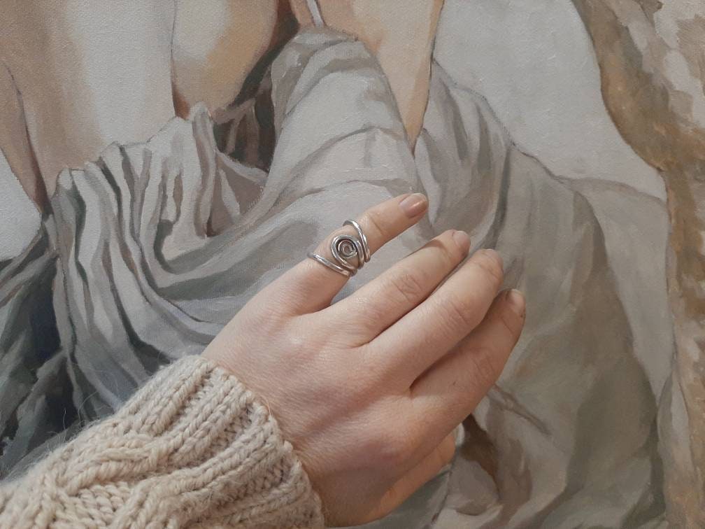 Handcrafted finger splint ring designed  for  finger support